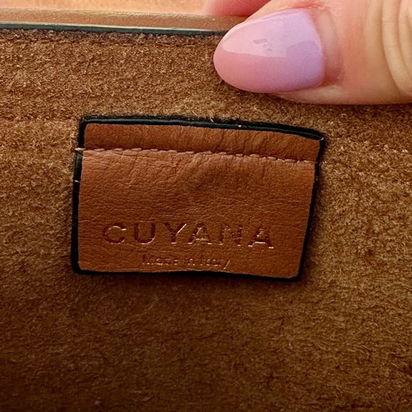 Cuyana | mini saddle brown leather crossbody bag - Picture 5 of 6